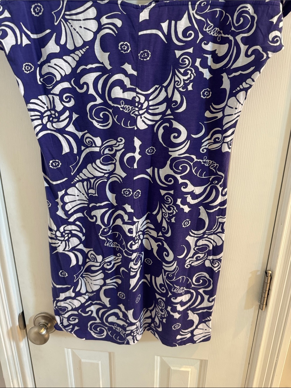 Lilly Pulitzer Daniella Dress Seahorse Seashell Pattern Resort Travel - Picture 8 of 10